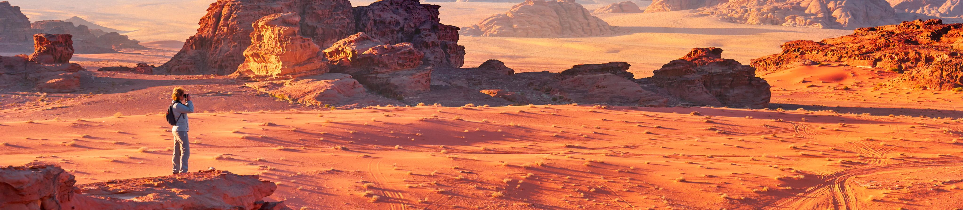Wadi Rum Desert, Jordan - Image ID: MC7X8C (RM)